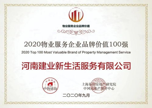 建業新生活榮獲中國物業管理協會五大服務獎項，引領行業卓越管理新標桿